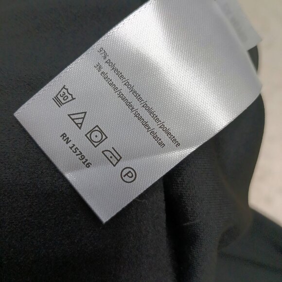 H Halston Women's Black Pleated Slim Leg Dress Pants Size XS - Picture 9 of 9